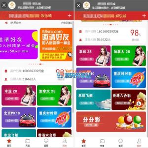 [源代码共享网]2019新版幸运28免公众号版20分钟采集修复完整版、完美修复+安装教程