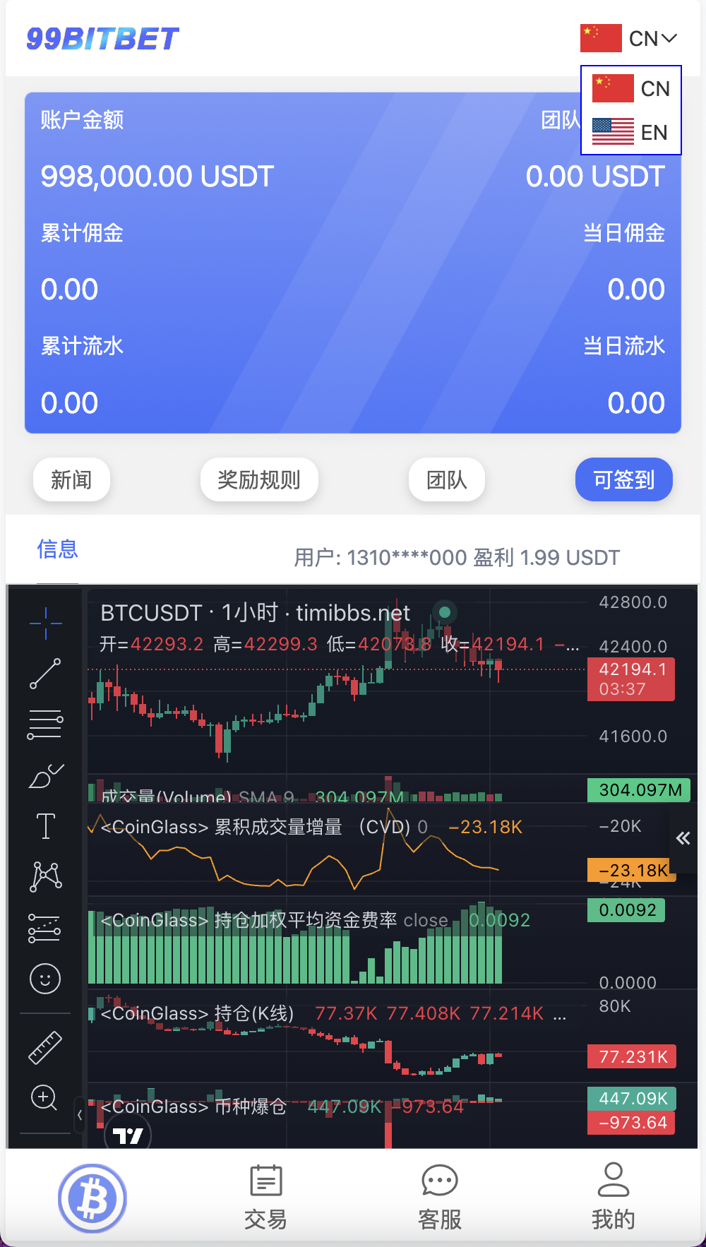 99bitbet双语言USDT竞猜下注源码