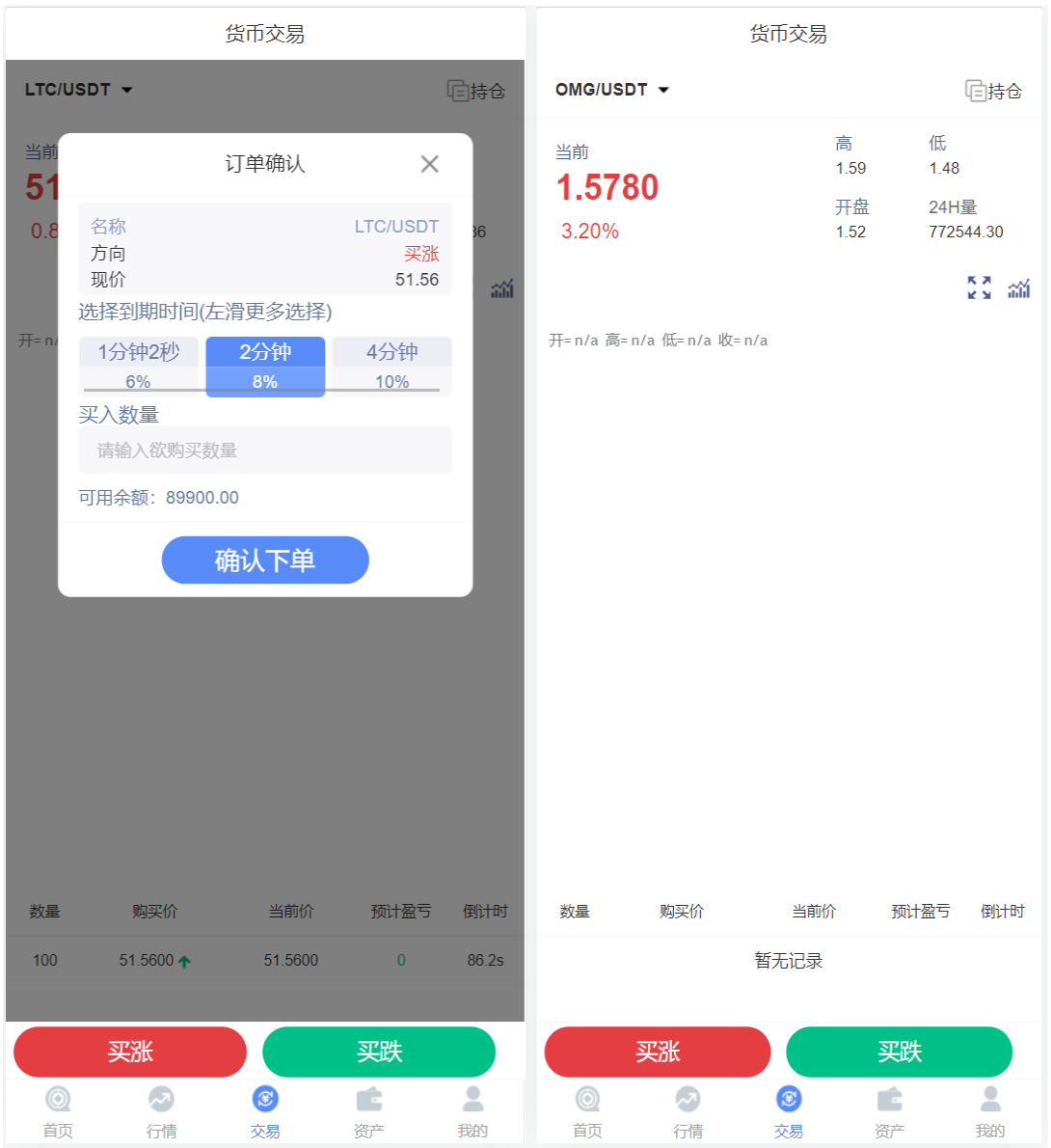 微交所thinkphp框架双语言外汇系统 | 微型盘系统仿交易平台 USDT支付接口