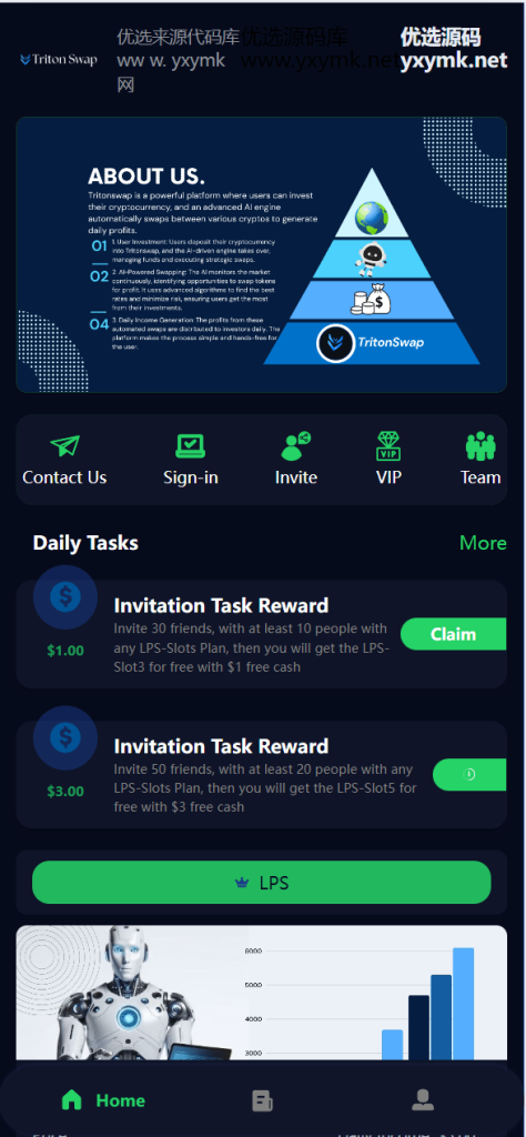 [源代码共享网]海外人工智能产品理财投资任务系统源码-sourcecodesharing