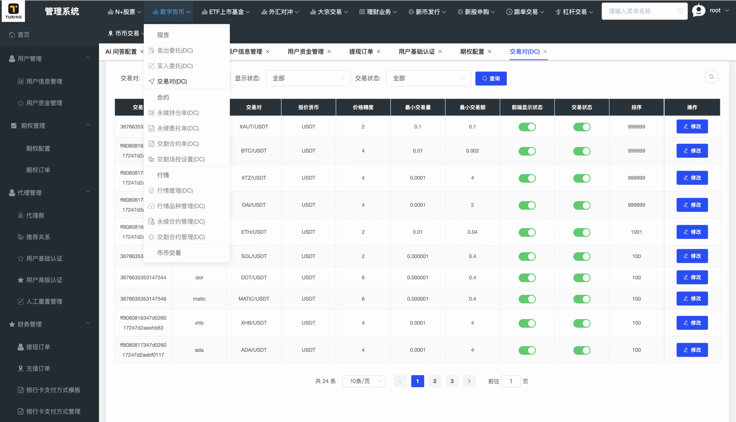 价值1500U的综合股票交易平台开源源码可采用前后端分离技术架构 34国语言