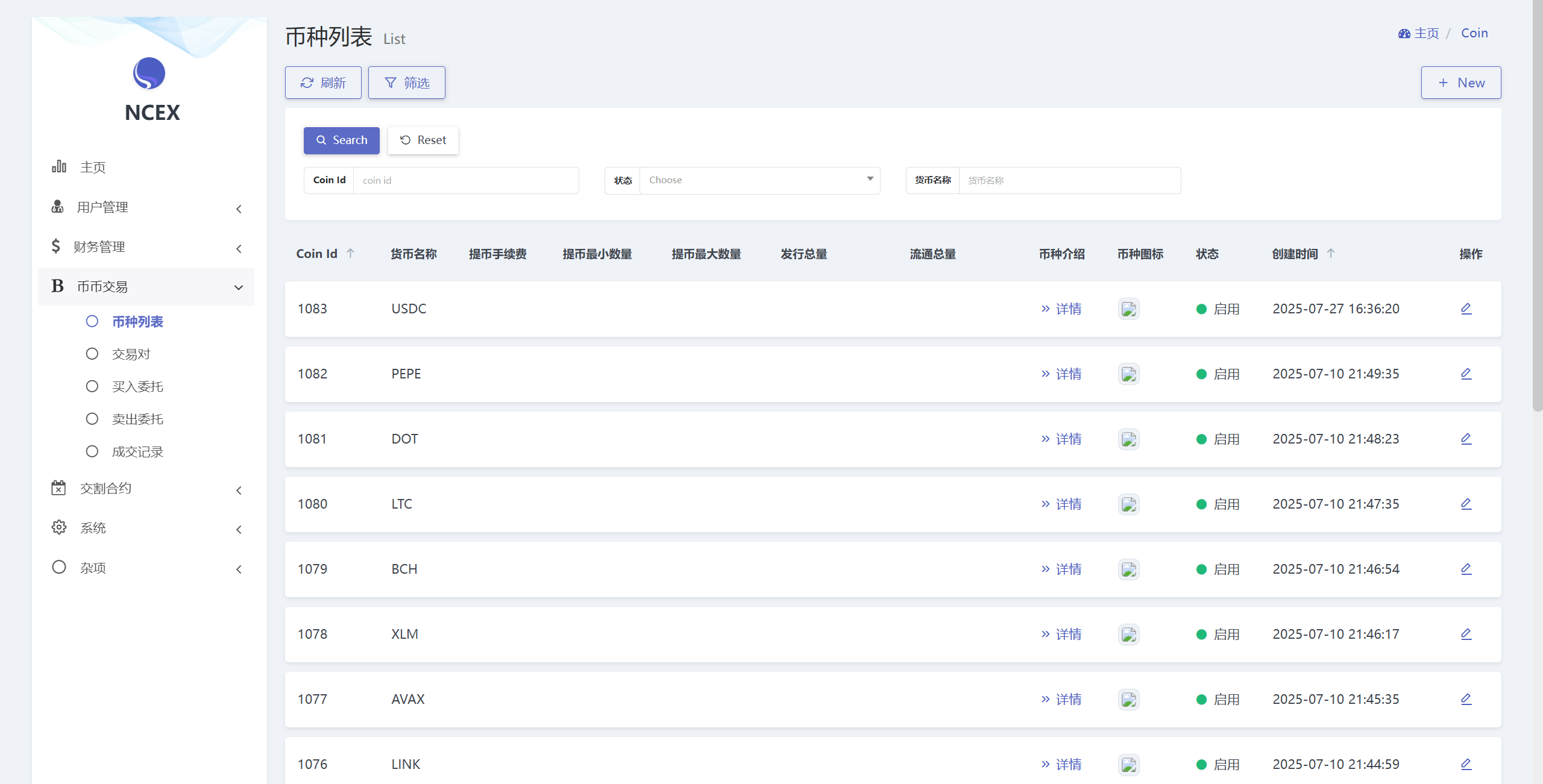 全可商用开源交易平台系统/币币交易区期权交易/永续合约/跟单